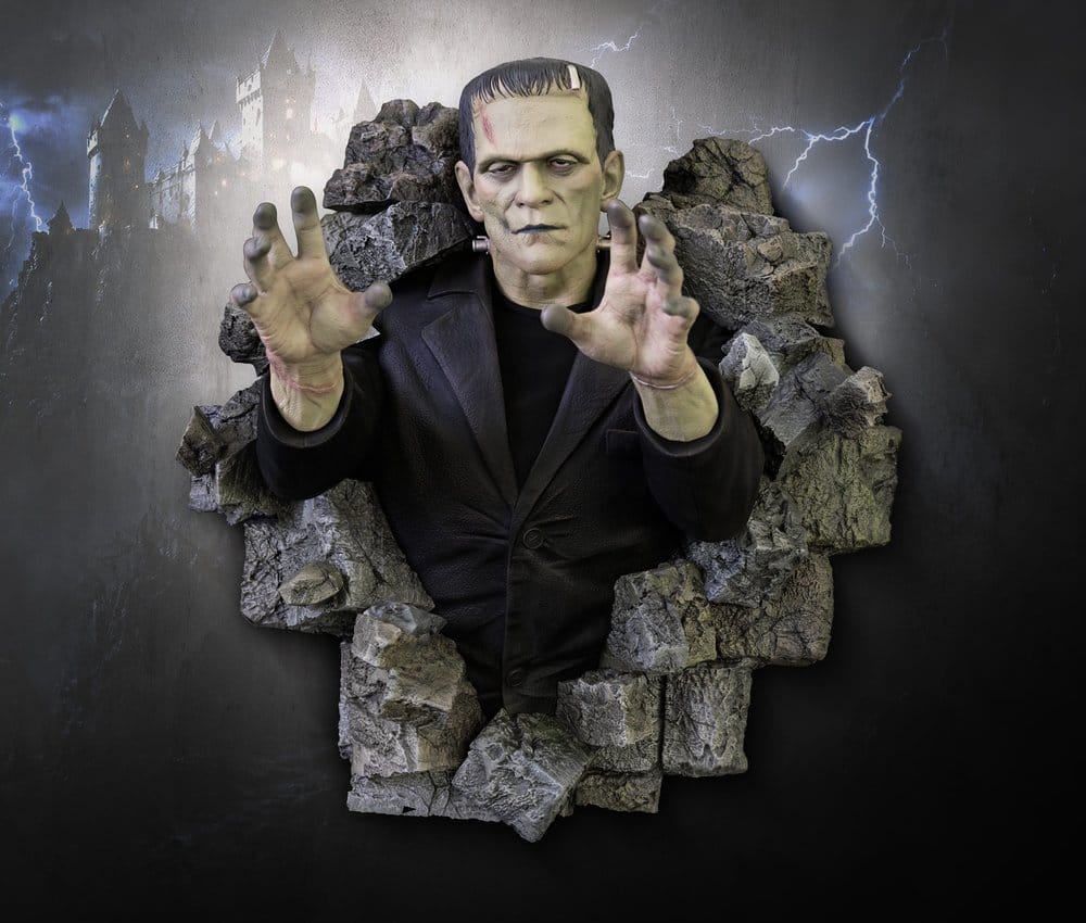Frankenstein Wand-Skulptur 1/1 Boris Karloff als Frankensteins Monster 94 x 94 cm - Preorder - ETA: 25.02.2027