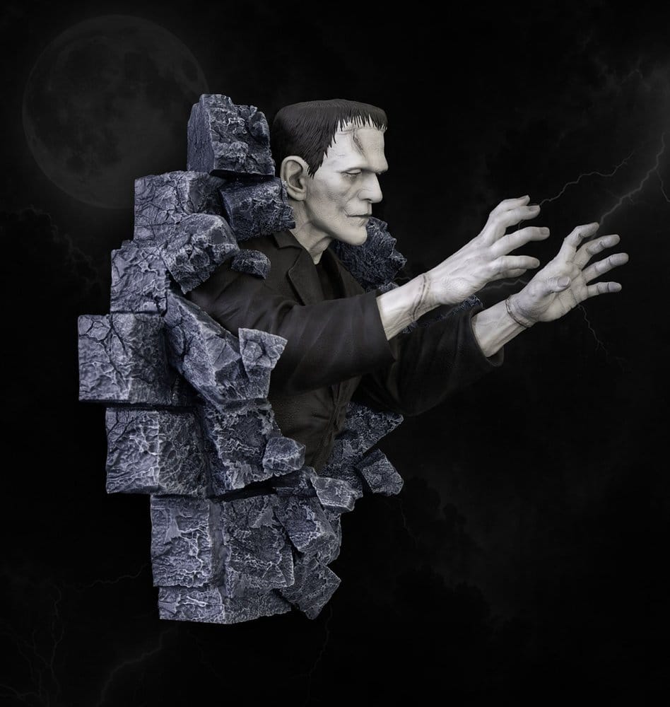 Frankenstein Wandskulptur Classic Horror Edition Lifesize 94 cm - Preorder - ETA: 25.02.2027