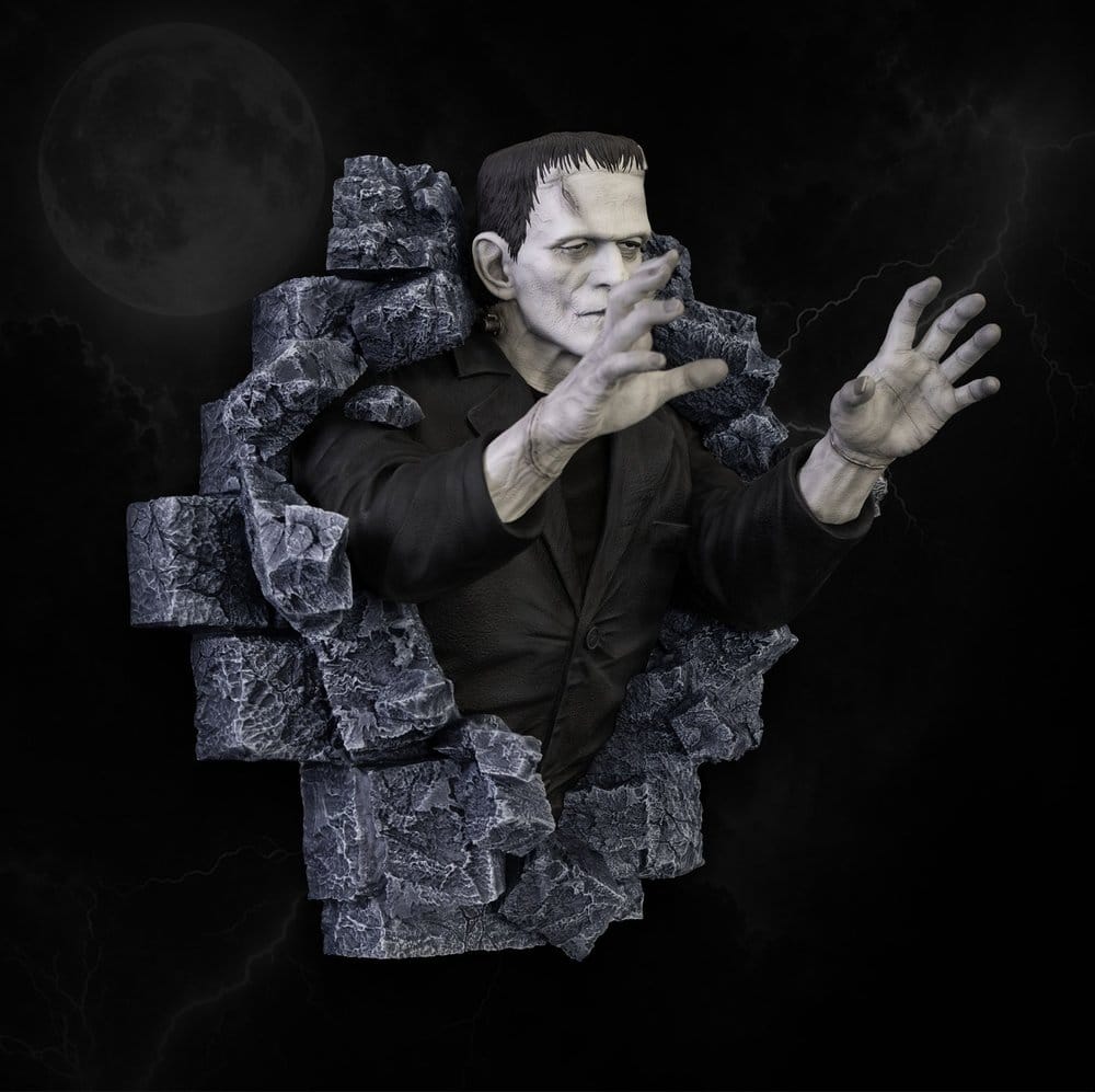 Frankenstein Wandskulptur Classic Horror Edition Lifesize 94 cm - Preorder - ETA: 25.02.2027