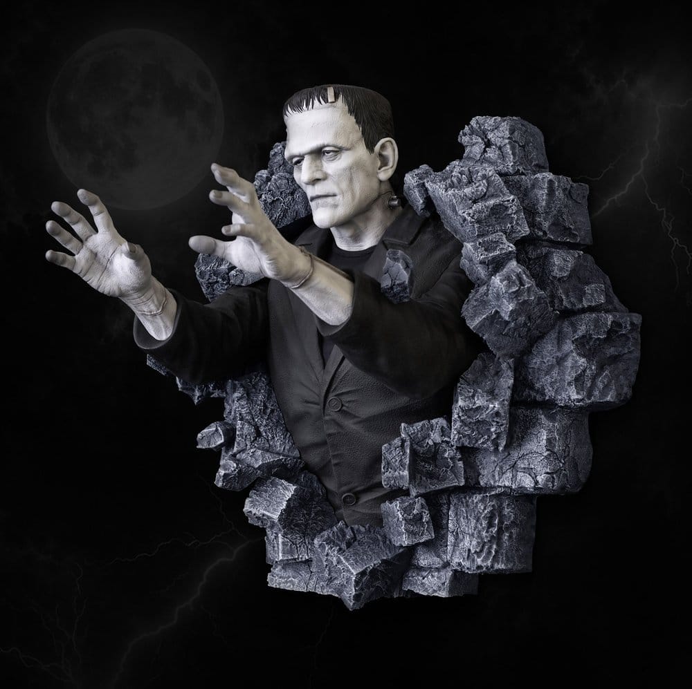 Frankenstein Wandskulptur Classic Horror Edition Lifesize 94 cm - Preorder - ETA: 25.02.2027