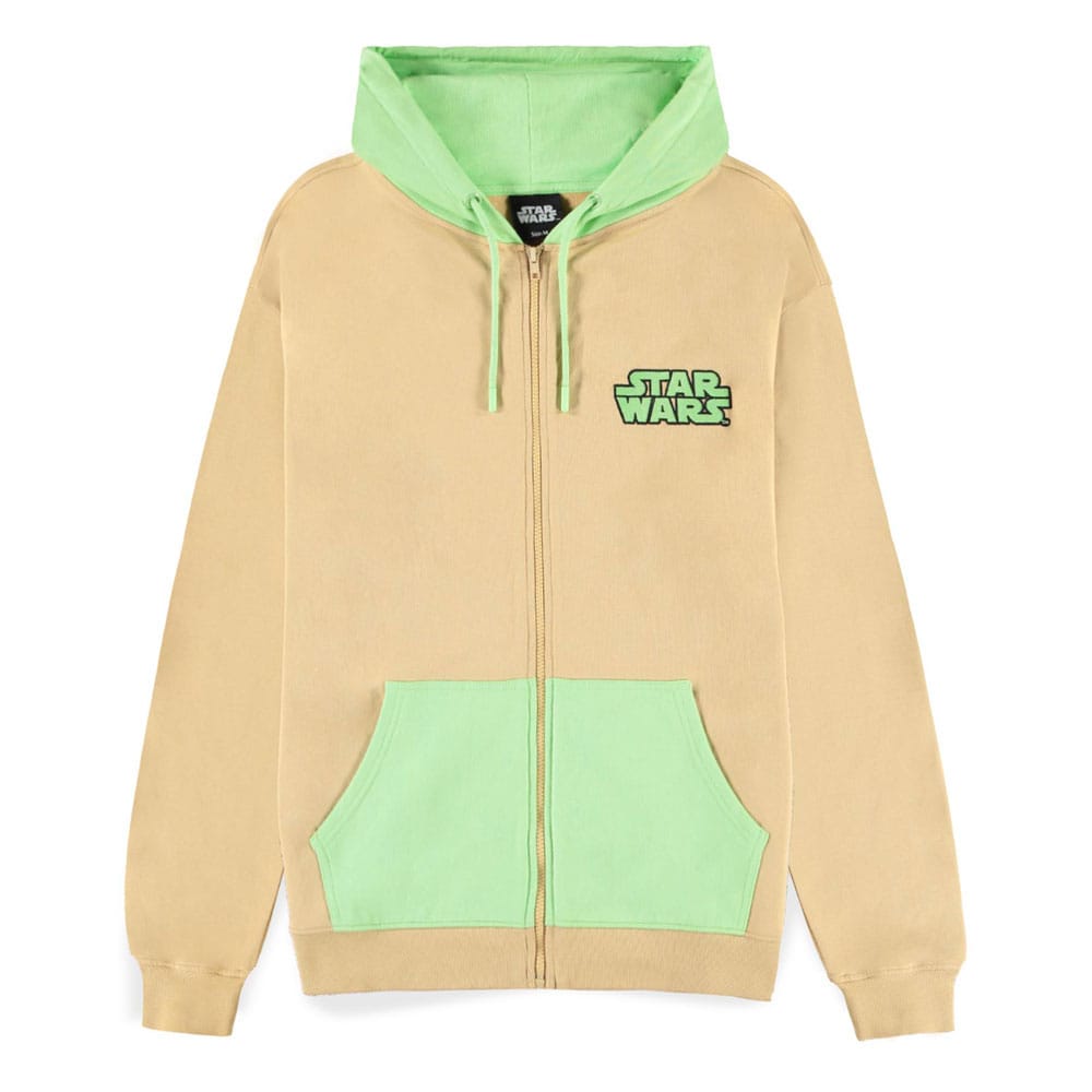 Star Wars The Mandalorian Kapuzenjacke mit Reißverschluß Grogu    Größe M - Versand: 5-7 Tage nach Bestellung