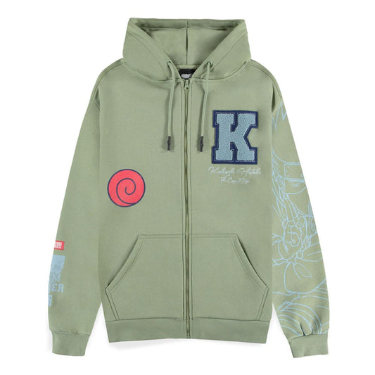 Naruto Kapuzenjacke mit Reißverschluß Kakashi  Größe L - Versand: 5-7 Tage nach Bestellung