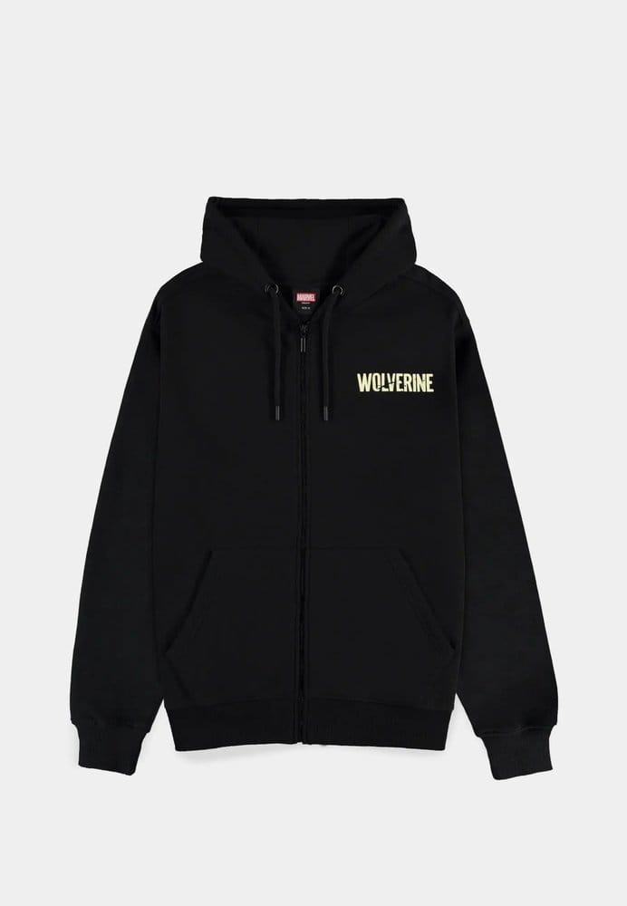 Marvel Kapuzenjacke mit Reißverschluß Wolverine Black Größe M - Preorder - ETA: 25.11.2026