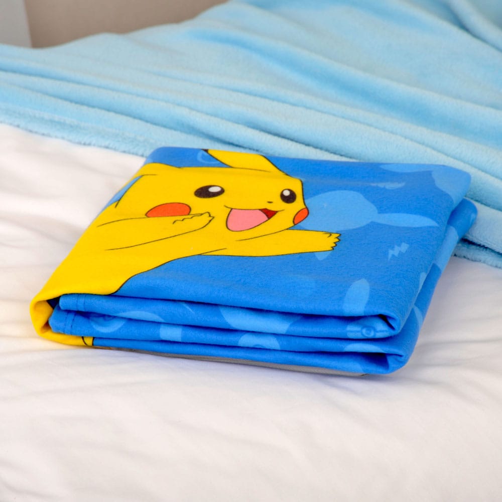 Pokemon Flanell-Fleecedecke Starter Pokemon 130 x 160 cm - Versand: 5-7 Tage nach Bestellung