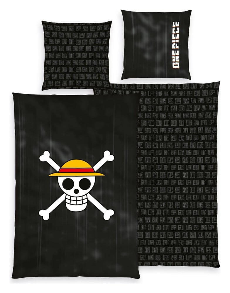 One Piece Bettwäsche Jolly Roger 135 x 200 cm - Preorder - ETA: 26.10.2026