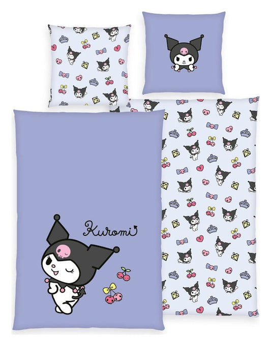 Sanrio Bettwäsche Kuromi 135 x 200 cm - Preorder - ETA: 28.12.2026