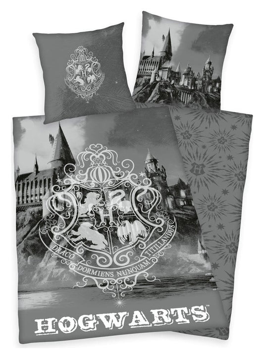 Harry Potter Bettwäsche Hogwarts Gray 135 x 200 cm - Preorder - ETA: 28.12.2026