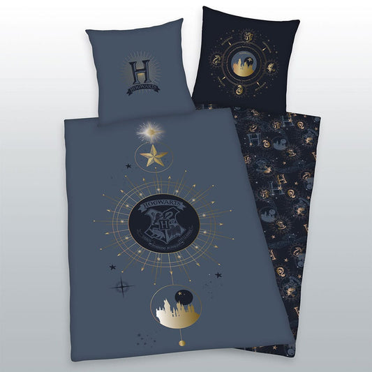 Harry Potter Bettwäsche Hogwarts 135 x 200 cm / 80 x 80 cm - Versand: 7 Tage nach Bestellung