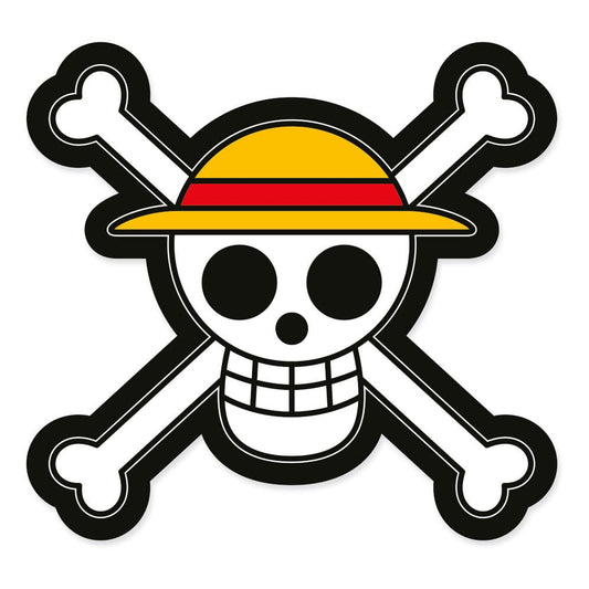 One Piece Dekokissen Jolly Roger 33 cm           - Versand: 5-7 Tage nach Bestellung