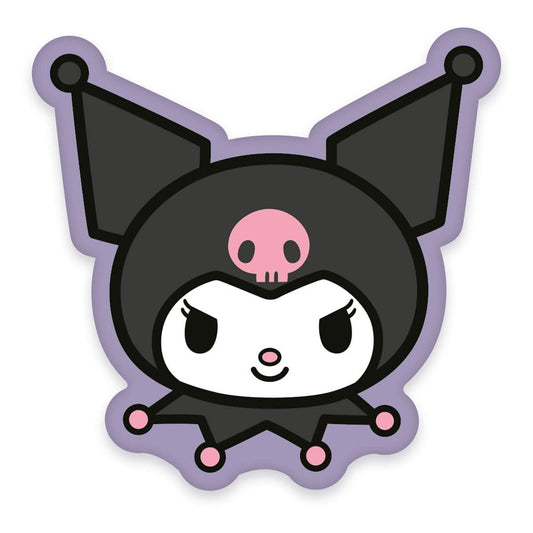 Sanrio Dekokissen Kuromi Face 36 cm   - Versand: 7 Tage nach Bestellung