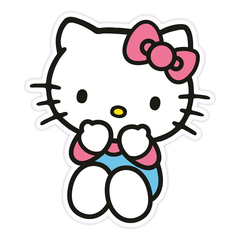 Sanrio Dekokissen Hello Kitty Blue Pants 36 cm    - Versand: 7 Tage nach Bestellung