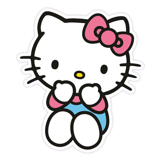 Sanrio Dekokissen Hello Kitty Blue Pants 36 cm    - Versand: 7 Tage nach Bestellung