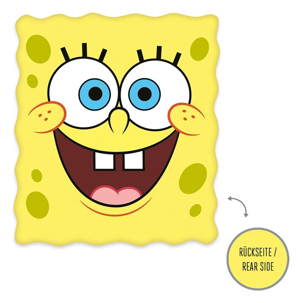 SpongeBob Dekokissen Spongbob Head 27 x 31 cm - Preorder - ETA: 26.10.2026
