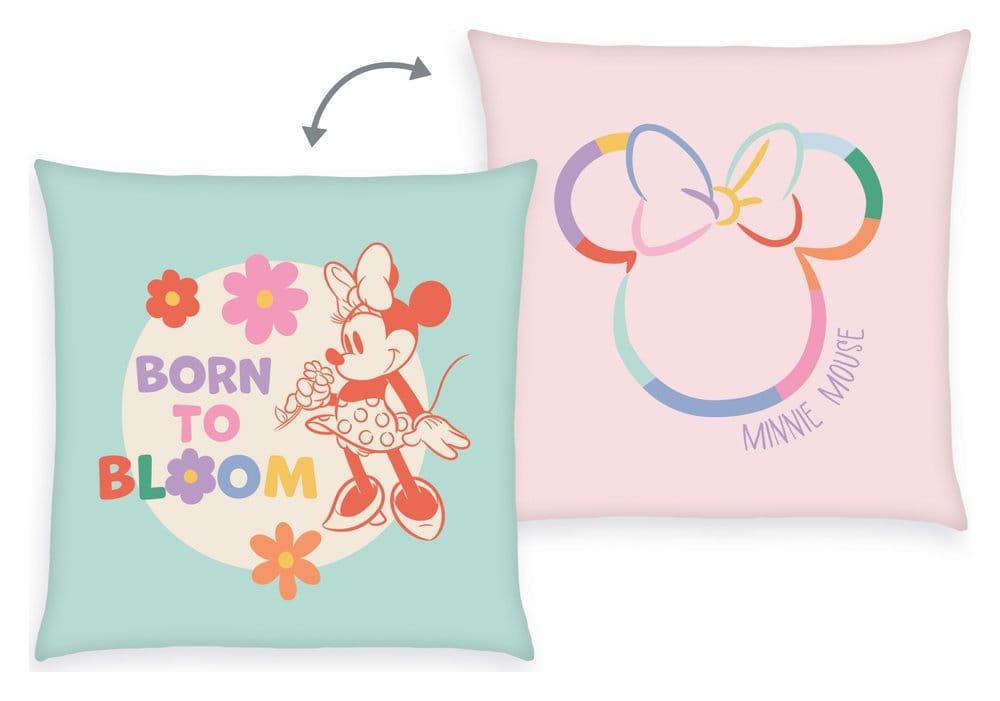 Disney Soft Velboa Kissen Minnie Mouse Born to Bloom 40 x 40 cm - Preorder - ETA: 26.10.2026