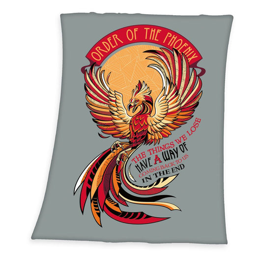 Harry Potter Flanell-Fleecedecke Order Of The Phoenix 130 x 170 cm - Versand: 5-7 Tage nach Bestellung