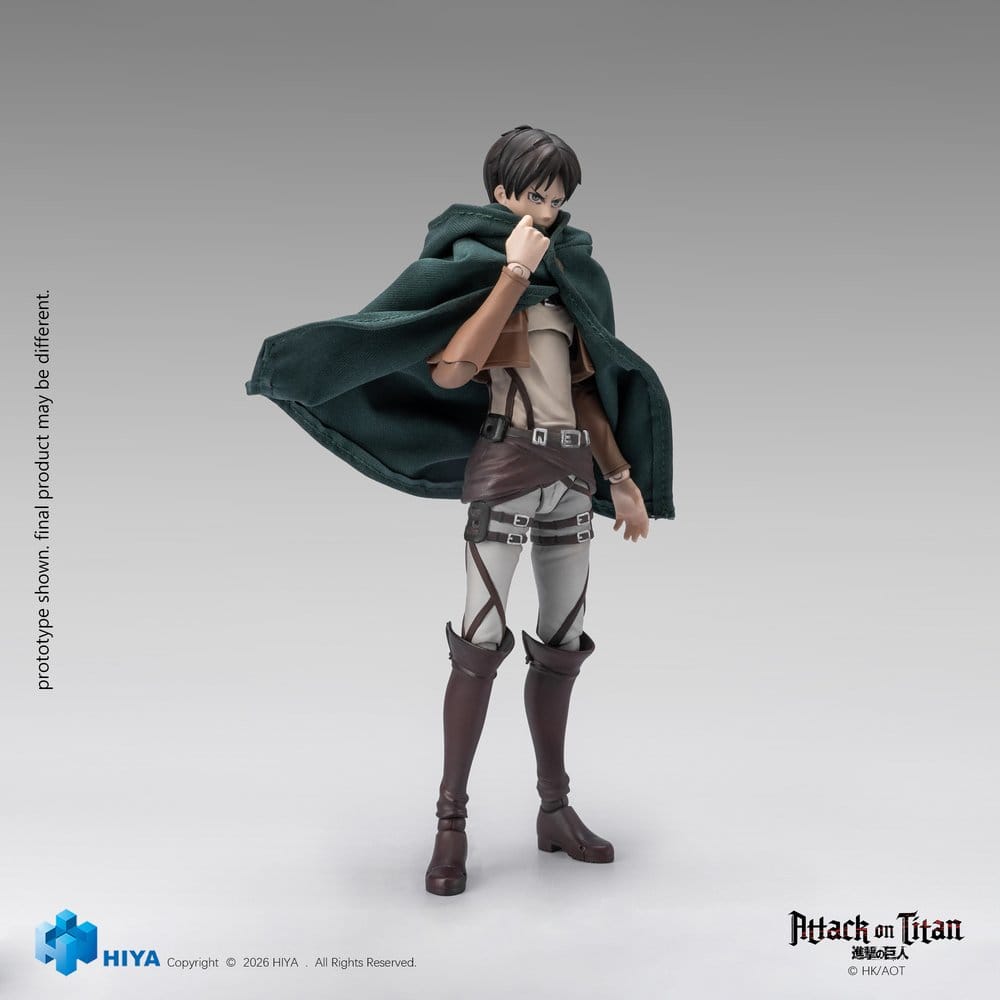 Attack on Titan Exquisite Basic Series Actionfigur 1/12 Eren Yeager 15 cm - Preorder - ETA: 25.02.2028
