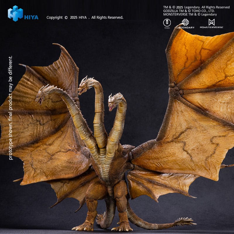 Godzilla: King of the Monsters 2019 Exquisite Basic Actionfigur King Ghidorah 2.0 25 cm         - Versand: 7 Tage nach Bestellung