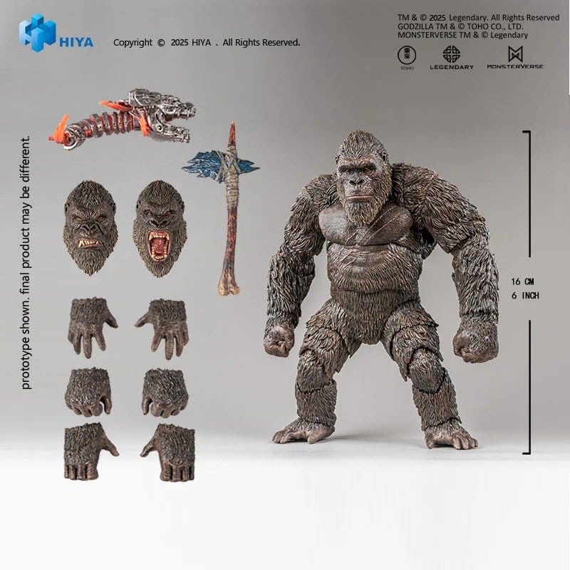 Godzilla vs. Kong Exquisite Basic Series Actionfigur Kong 2.0 16 cm - Preorder - ETA: 08.09.2026