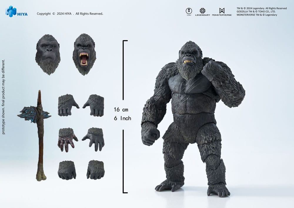 Godzilla x Kong: The New Empire Exquisite Basic Actionfigur Kong 16 cm - Preorder - ETA: 20.11.2025