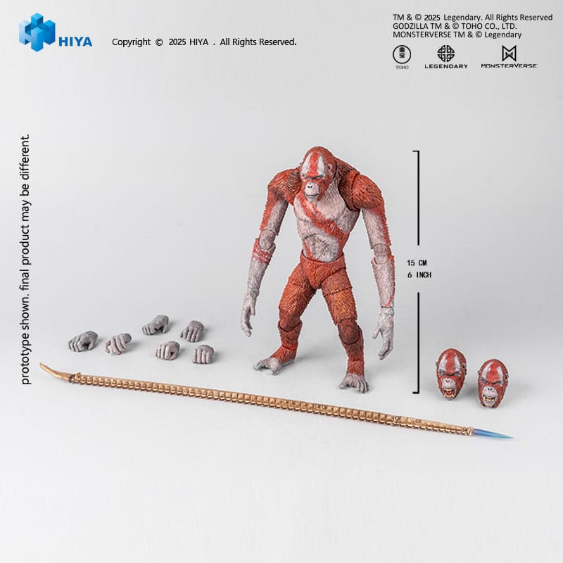 Godzilla x Kong The New Empire Exquisite Basic Actionfigur Skar King 15 cm        - Preorder - ETA: 25.11.2026