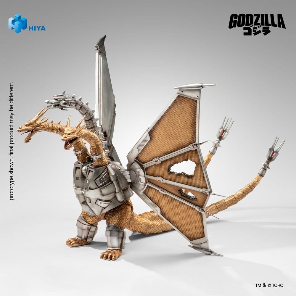 Godzilla vs. King Ghidorah Exquisite Basic Actionfigur Battle Damaged Mecha King Ghidorah 33 cm - Preorder - ETA: 25.08.2027