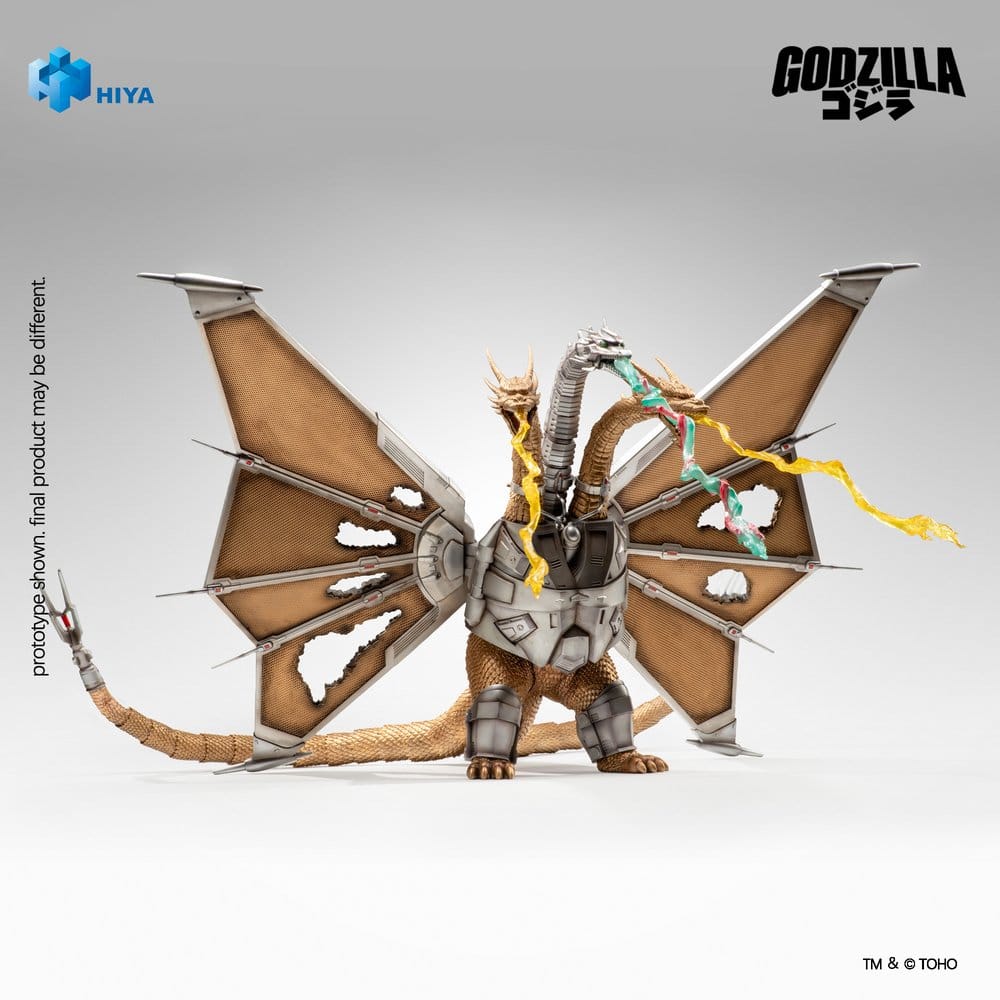 Godzilla vs. King Ghidorah Exquisite Basic Actionfigur Battle Damaged Mecha King Ghidorah 33 cm - Preorder - ETA: 25.08.2027