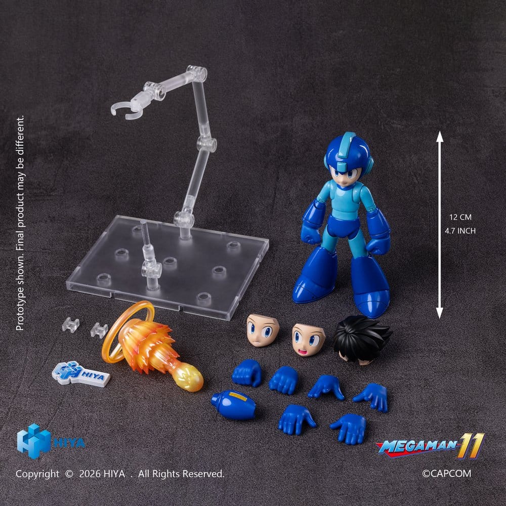 Mega Man Exquisite Basic Series Actionfigur Mega Man 12 cm - Preorder - ETA: 25.02.2028