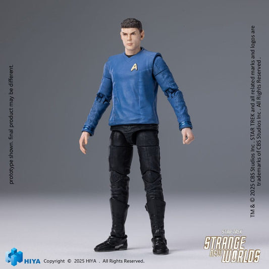 Star Trek Strange New Worlds Exquisite Mini Series Actionfigur 1/18 Spock 11 cm   - Preorder - ETA: 25.05.2026