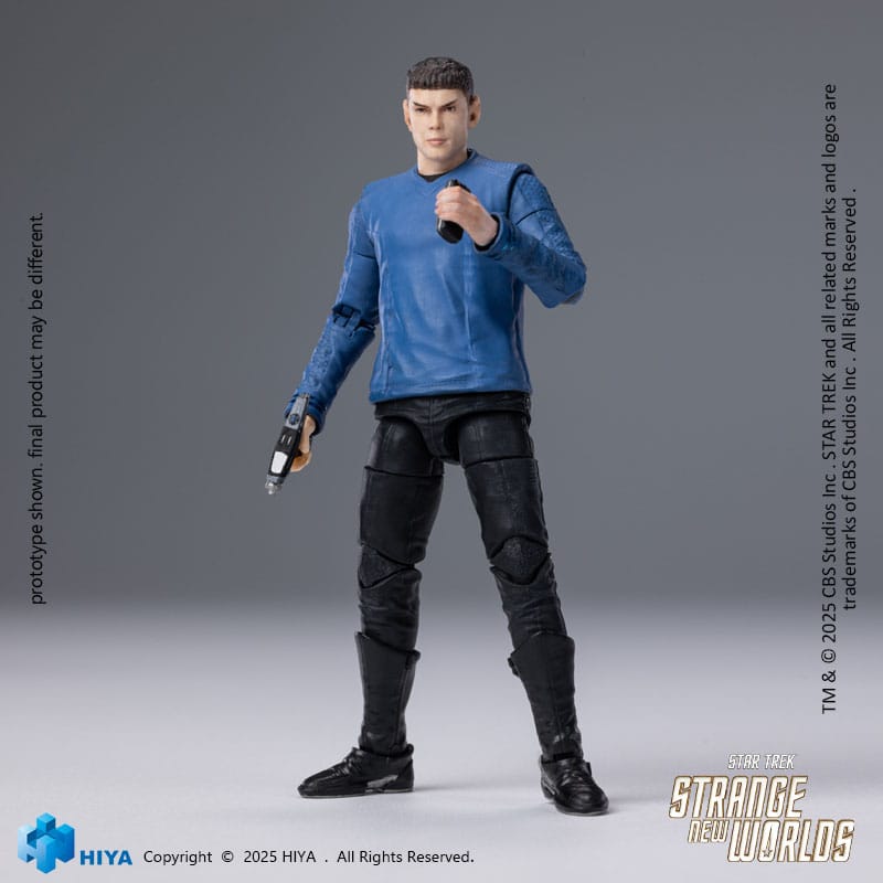 Star Trek Strange New Worlds Exquisite Mini Series Actionfigur 1/18 Spock 11 cm   - Preorder - ETA: 25.05.2026
