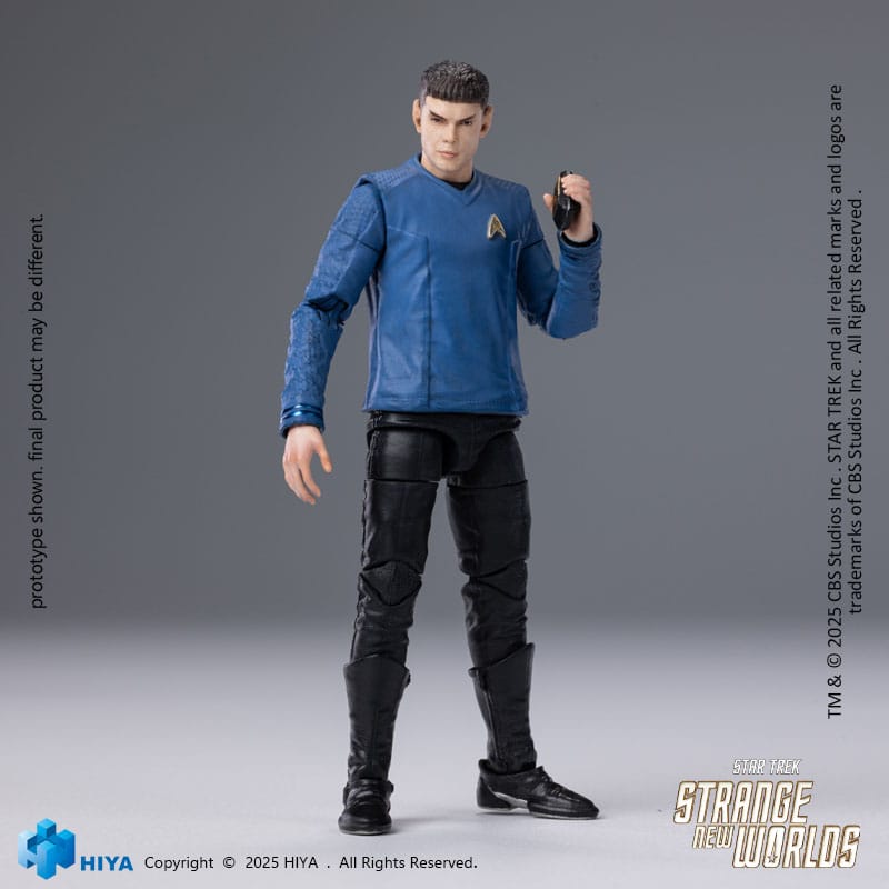Star Trek Strange New Worlds Exquisite Mini Series Actionfigur 1/18 Spock 11 cm   - Preorder - ETA: 25.05.2026