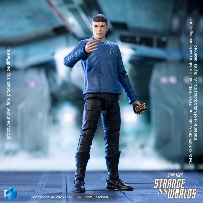 Star Trek Strange New Worlds Exquisite Mini Series Actionfigur 1/18 Spock 11 cm   - Preorder - ETA: 25.05.2026