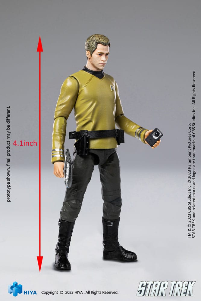 Star Trek Exquisite Mini Actionfigur 1/18 Star Trek 2009 Kirk 10 cm - Versand: 5-7 Tage nach Bestellung