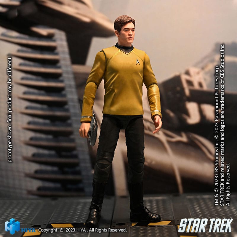 Star Trek Exquisite Mini Actionfigur 1/18 Star Trek 2009 Sulu 10 cm - Versand: 5-7 Tage nach Bestellung
