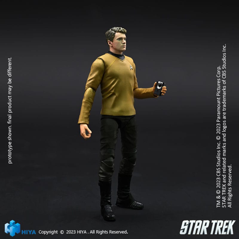Star Trek Exquisite Mini Actionfigur 1/18 Star Trek 2009 Chekov 10 cm - Versand: 5-7 Tage nach Bestellung