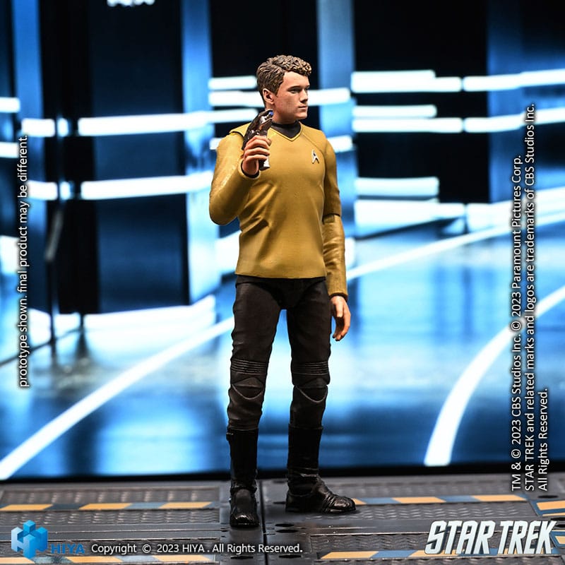 Star Trek Exquisite Mini Actionfigur 1/18 Star Trek 2009 Chekov 10 cm - Versand: 5-7 Tage nach Bestellung
