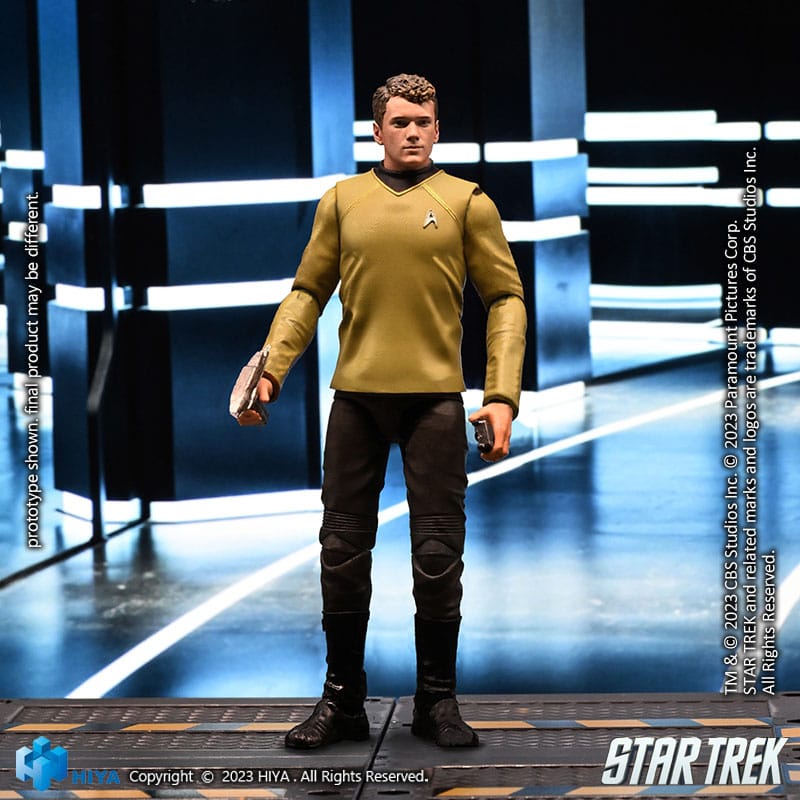 Star Trek Exquisite Mini Actionfigur 1/18 Star Trek 2009 Chekov 10 cm - Versand: 5-7 Tage nach Bestellung