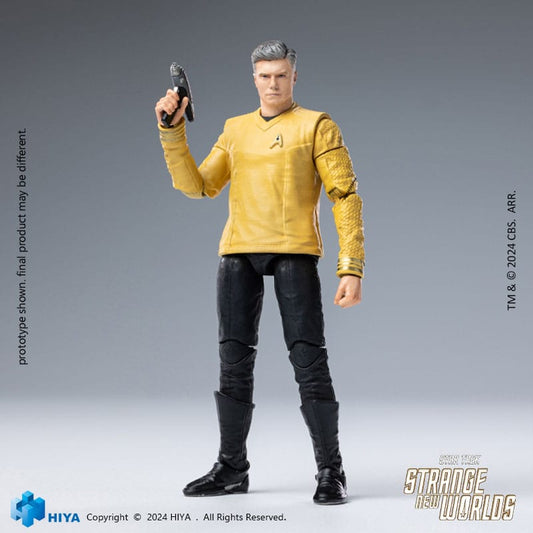 Star Trek Strange New Worlds Exquisite Mini Series Actionfigur 1/18 Pike 11 cm  - Preorder - ETA: 25.11.2025