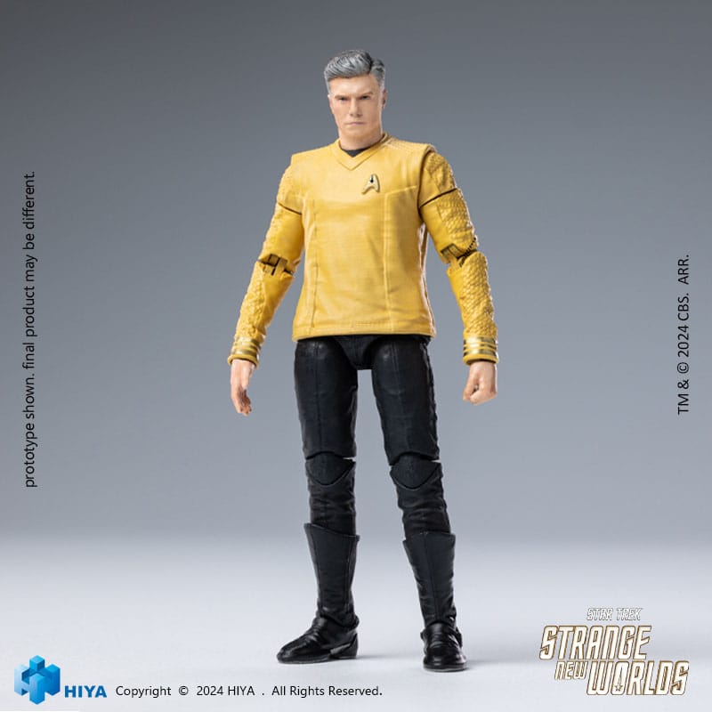 Star Trek Strange New Worlds Exquisite Mini Series Actionfigur 1/18 Pike 11 cm  - Preorder - ETA: 25.11.2025