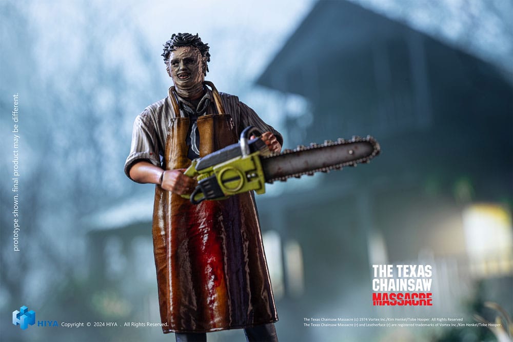 Texas Chainsaw Massacre (1974) Exquisite Mini Actionfigur 1/18 LeatherFace - Killing Mask 11 cm - Versand: 7 Tage nach Bestellung