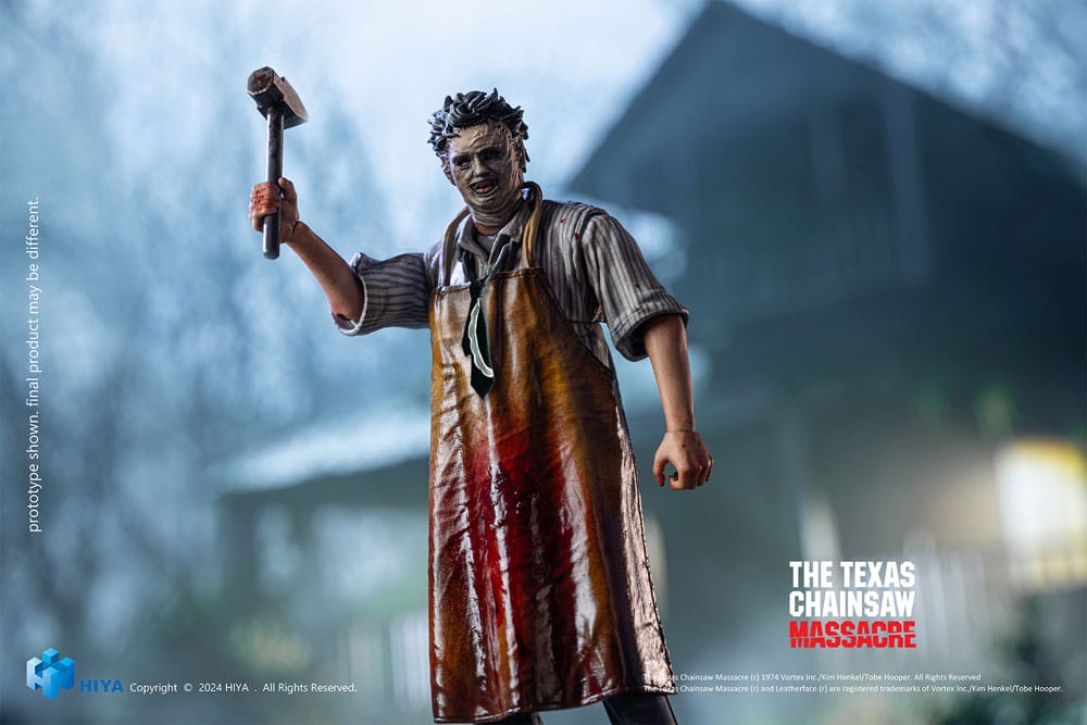 Texas Chainsaw Massacre (1974) Exquisite Mini Actionfigur 1/18 LeatherFace - Killing Mask 11 cm - Versand: 7 Tage nach Bestellung