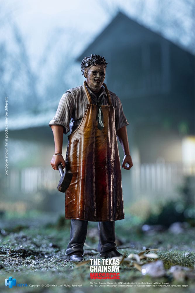 Texas Chainsaw Massacre (1974) Exquisite Mini Actionfigur 1/18 LeatherFace - Killing Mask 11 cm - Versand: 7 Tage nach Bestellung