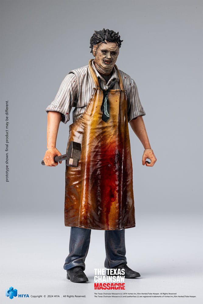 Texas Chainsaw Massacre (1974) Exquisite Mini Actionfigur 1/18 LeatherFace - Killing Mask 11 cm - Versand: 7 Tage nach Bestellung