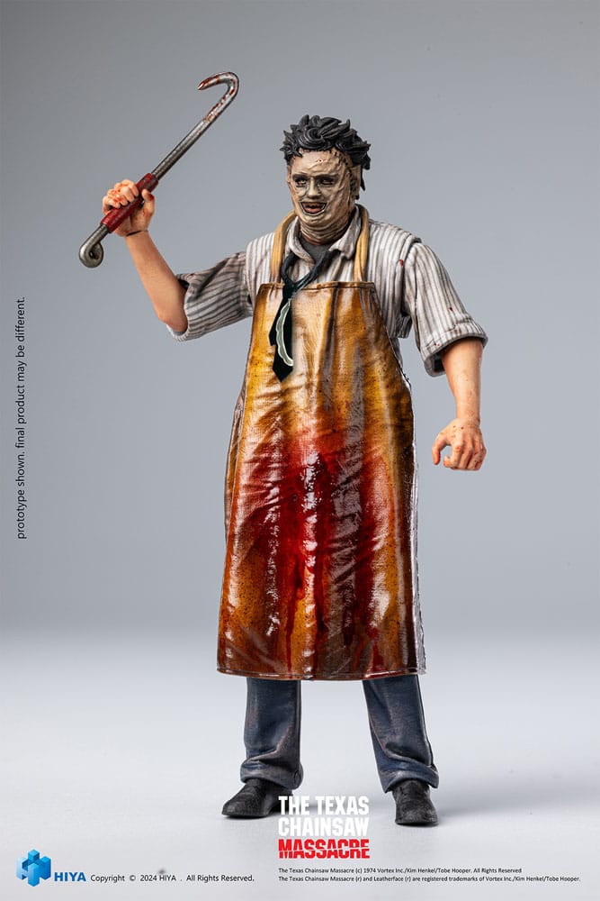 Texas Chainsaw Massacre (1974) Exquisite Mini Actionfigur 1/18 LeatherFace - Killing Mask 11 cm - Versand: 7 Tage nach Bestellung