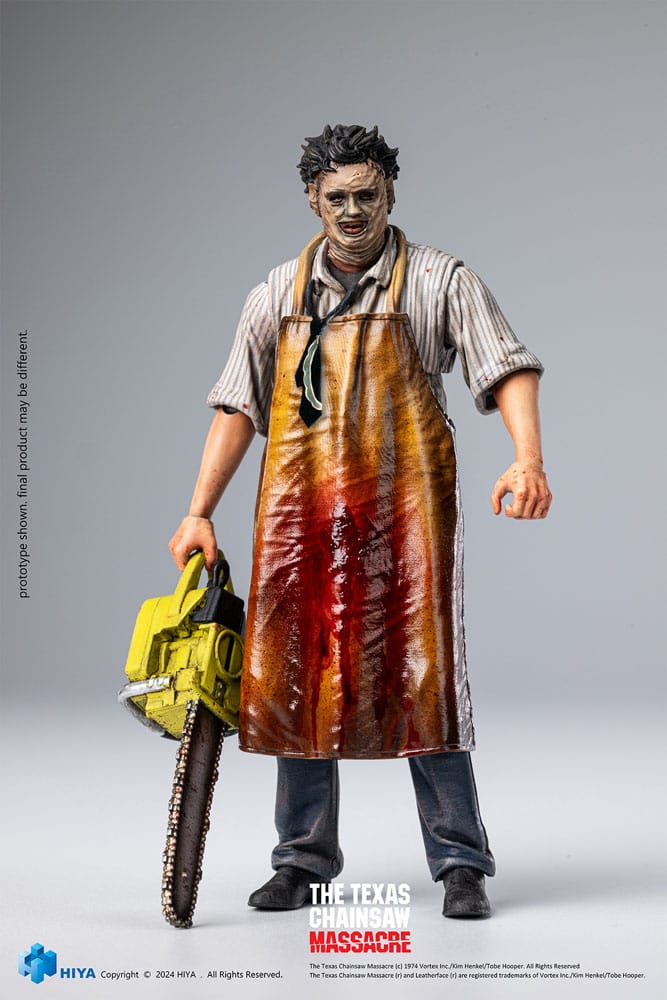 Texas Chainsaw Massacre (1974) Exquisite Mini Actionfigur 1/18 LeatherFace - Killing Mask 11 cm - Versand: 7 Tage nach Bestellung