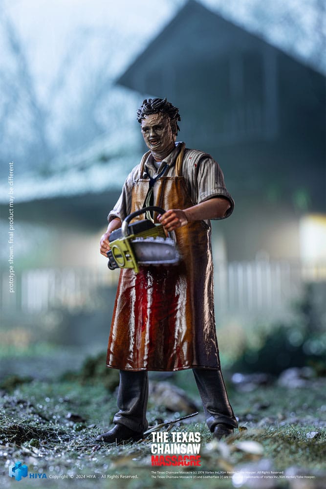 Texas Chainsaw Massacre (1974) Exquisite Mini Actionfigur 1/18 LeatherFace - Killing Mask 11 cm - Versand: 7 Tage nach Bestellung