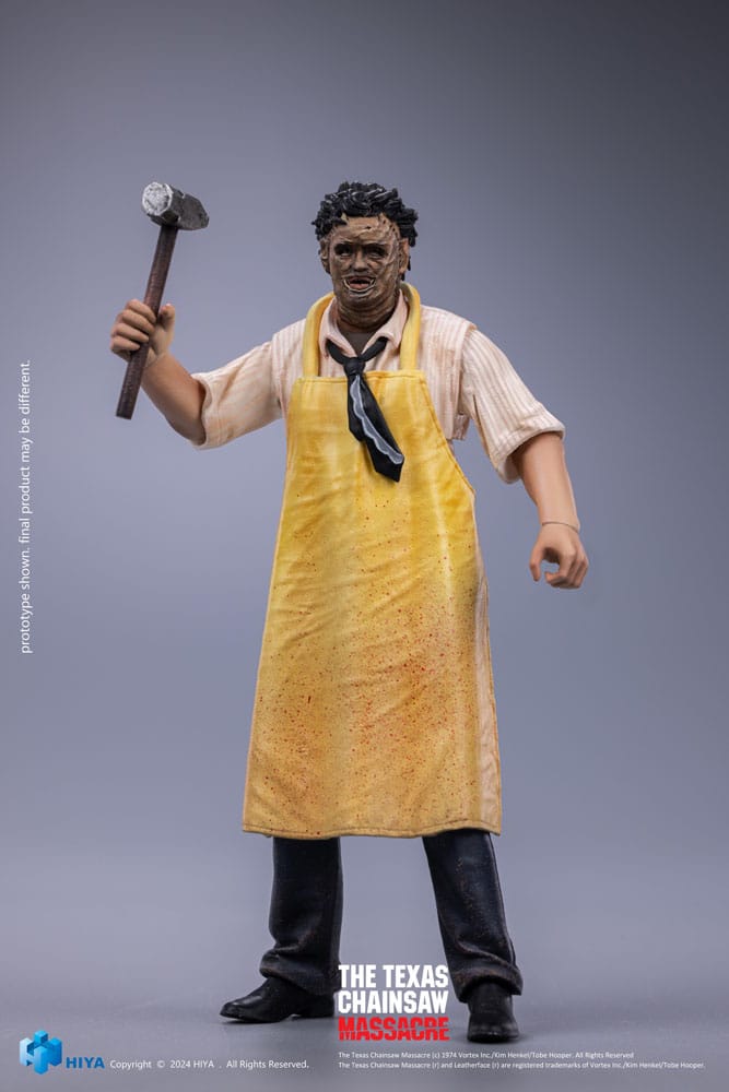 Texas Chainsaw Massacre (1974) Exquisite Mini Actionfigur 1/18 LeatherFace - Killing Mask Standard Ver. 11 cm - Versand: 7 Tage nach Bestellung