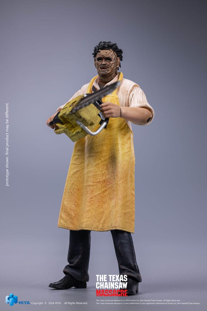 Texas Chainsaw Massacre (1974) Exquisite Mini Actionfigur 1/18 LeatherFace - Killing Mask Standard Ver. 11 cm - Versand: 7 Tage nach Bestellung