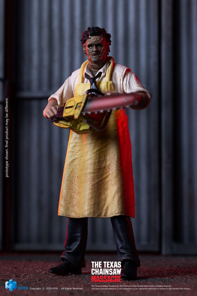 Texas Chainsaw Massacre (1974) Exquisite Mini Actionfigur 1/18 LeatherFace - Killing Mask Standard Ver. 11 cm - Versand: 7 Tage nach Bestellung