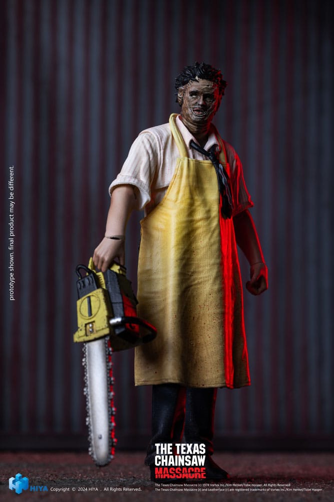 Texas Chainsaw Massacre (1974) Exquisite Mini Actionfigur 1/18 LeatherFace - Killing Mask Standard Ver. 11 cm - Versand: 7 Tage nach Bestellung