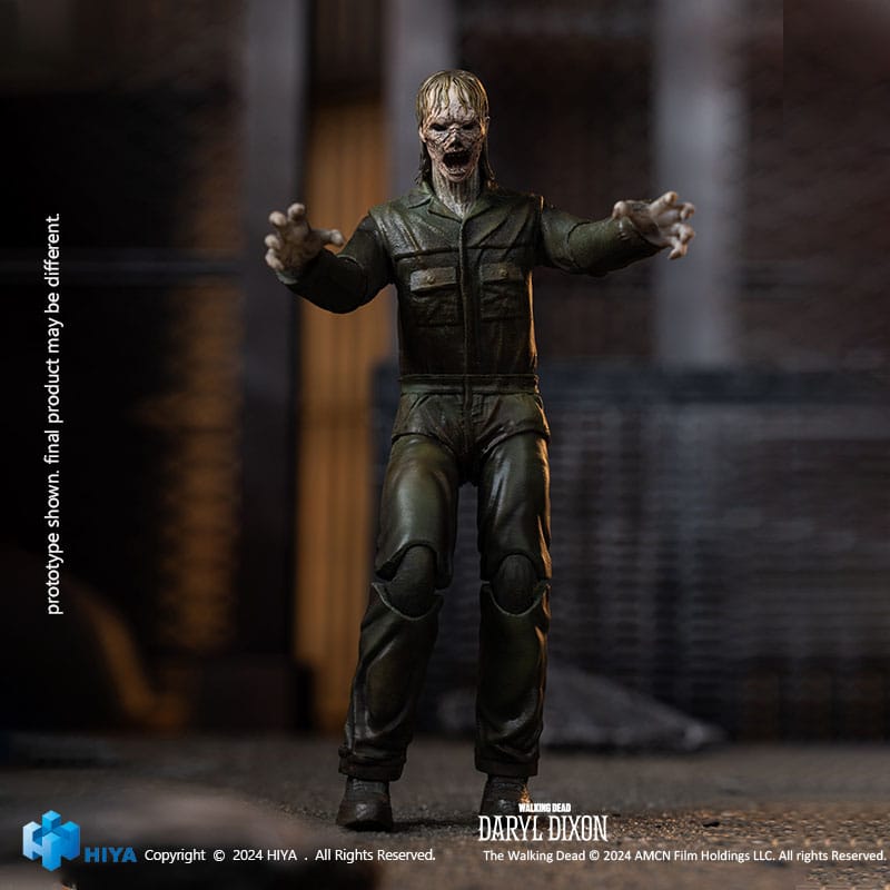 The Walking Dead Exquisite Mini Actionfigur 1/18 Daryl Dixon Dark Eyes Walker 11 cm   - Preorder - ETA: 20.11.2025